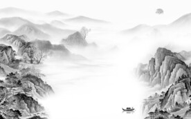 高档 新品高端山水 TIF分层