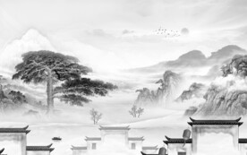 最新 简约高清山水 TIF分层