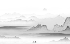 高档 简约高清山水 TIF分层