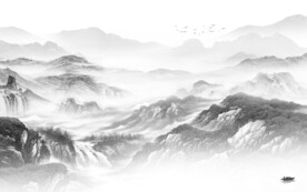 意境 高端灰色山水 TiF分层