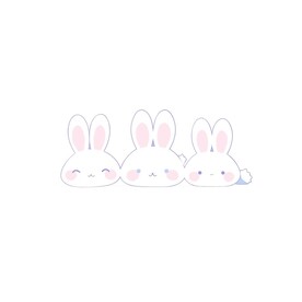 小兔子创意贴纸