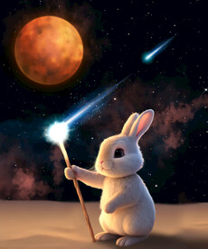 兔子扔流星
