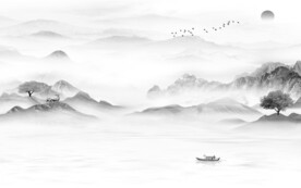 新款 高档清晰山水 TiF分层