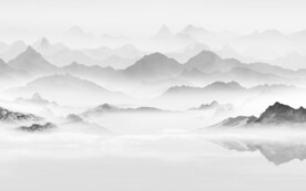 灰色 现代客厅山水 TiF分层