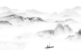 大气 高档灰色山水 TiF分层