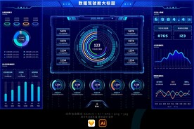 大数据可视化智慧大屏后台大屏