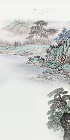 淡雅 简约玄关新画 Tif分层