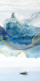 新传 中式新玄关画 Tif分层