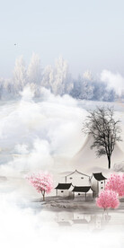 大气 清晰新玄关画 Tif分层