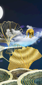 淡雅 新传玄关框画 Tif分层