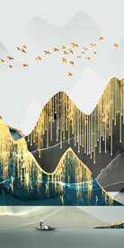 高雅 现代新玄关画 tif分层