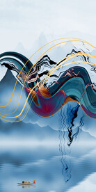 淡雅 中式清晰玄关 Tif分层