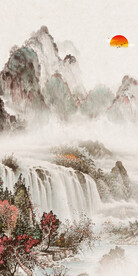 古风 高档清晰玄关 TIF分层