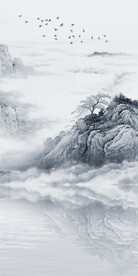 别墅 中式现代玄关 TiF分层