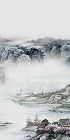 别墅 玄关最新款画 TiF分层