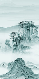 现代 玄关意境新画 Tif分层