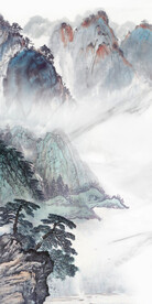 现代 玄关中式新画 Tif分层