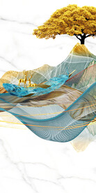 别墅 中式高档玄关 Tif分层