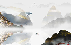 最新 简奢中式山水 TiF分层