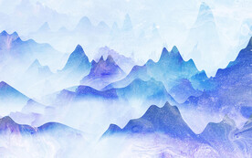 高端 现代高清山水 TiF分层