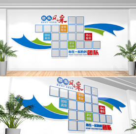 员工风采文化墙