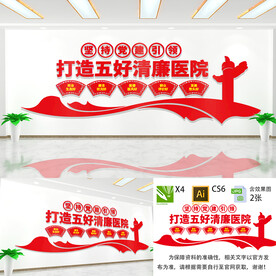 打造五好清廉医院宣传文化墙