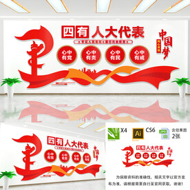 四有人大代表文化墙