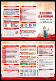 全国质量月折页