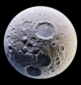 月球表面灯箱素材