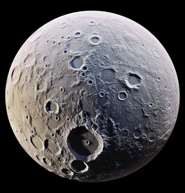 月球表面灯箱素材