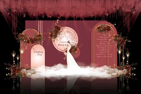 红色婚礼效果图