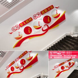 好人精神楼道文化宣传