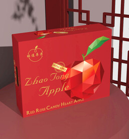 苹果包装平面图