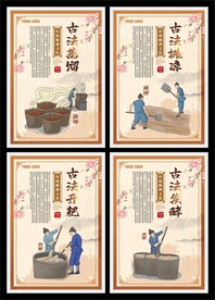 古法酿酒海报系列