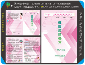 孕产妇健康教育处方