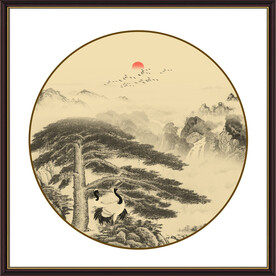 新中式山水画