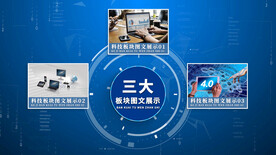 三大科技图文板块AE模板