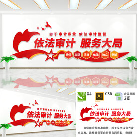 依法审计文化墙