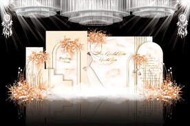 香槟色婚礼背景