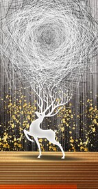 豪华麋鹿装饰画