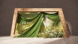 油画风婚礼 草图大师su模型