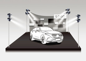 车展位效果图