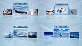 简约干净企业历程图文AE模板