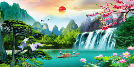 山水风景画