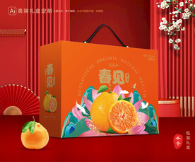 春见礼盒 耙耙柑包装