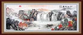 客厅山水画