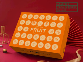 通用水果礼盒 平面展开图