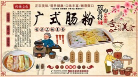 广式肠粉背景墙