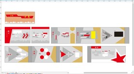 展厅墙面底板设计