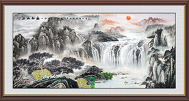 中堂画 客厅山水画